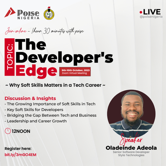 POISE X NYSC Session with Global Talent Adeola